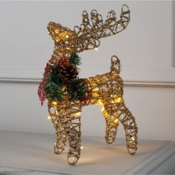 Фигура светящаяся "Новогодний Олень" 36*20*9,5см