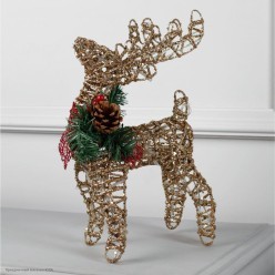 Фигура светящаяся "Новогодний Олень" 36*20*9,5см