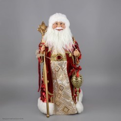 Фигура "Дед Мороз" в красной шубе 48*26*13см