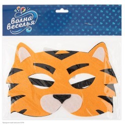 Маска "Тигр" детская (фетр) 18*12 см