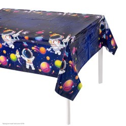 Скатерть "Космос" 137*183 см, полиэтилен