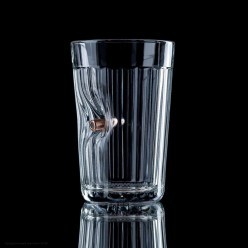 Стакан гранёный с пулей "Непробиваемый" 250 мл, стекло