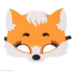 Маска "Лиса" (фетр) 21*18 см