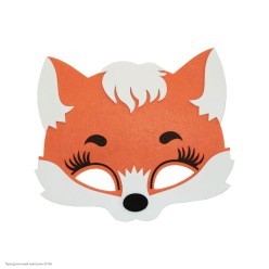 Маска "Лиса" (фетр) 21*18 см