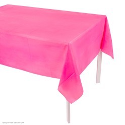 Скатерть фуксия 137*274 см, полиэтилен