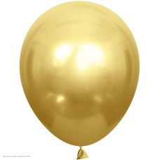 Шар без рисунка 12"/30см Хром Золото