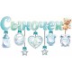 Гирлянда-буквы "Сыночек" подвески-метрики, 90*17,5 см 84.973