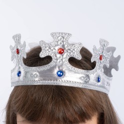 Корона Царя (крестики) мягкая серебряная