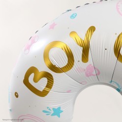 Фигура фольга 3Д Вопрос "Boy or Girl?" на подставке 62''/155