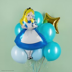 Шар фольга "Алиса" 107 см