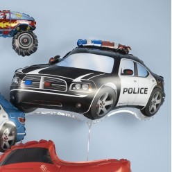 Шар фольга "Полицейская машина" 80*52 см