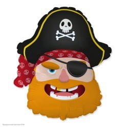 Шар фольга "Пират" (голова) 85*63 см