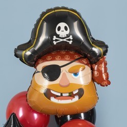 Шар фольга "Пират" (голова) 85*63 см