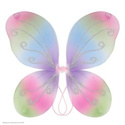 Крылья Бабочки "Нежная радуга" блеск 48*37см (капрон)