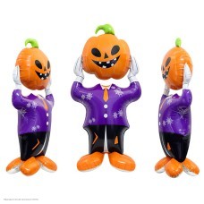 Фигура фольга 3D "Тыквенный человек" 155*74см