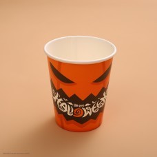 Стаканы Хэллоуин "Тыква-оскал" 210 мл, 8 шт