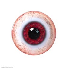 Тарелки 18см Хэллоуин "Глаз" 10шт, бумага