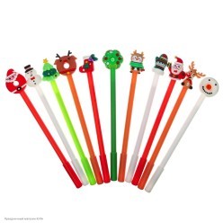 Ручка "Новогоднее Ассорти" наконечник ПВХ 17см