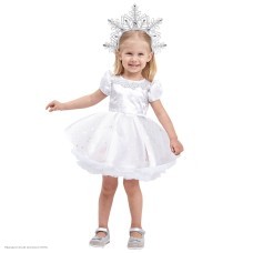 Костюм детский "Снежинка София" р.32, 128 см