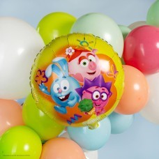 Шар фольга Круг "Смешарики" 18"/45см