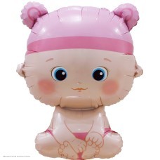 Шар фольга "Малышка" (ушки) 74*53 см