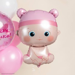 Шар фольга "Малышка" (ушки) 74*53 см