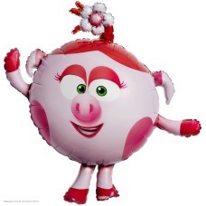 Шар фольга "Смешарики, Нюша" 96*92 см