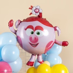 Шар фольга "Смешарики, Нюша" 96*92 см