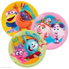 Тарелки "Смешарики" 18см 6шт, бумага