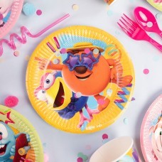 Тарелки "Смешарики" 18см 6шт, бумага