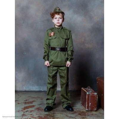 Костюм детский "Солдат ВОВ" р.30, 116 см 2032/1-30-116