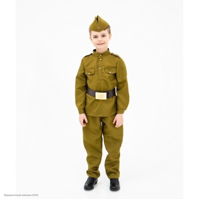 Костюм детский "Солдат ВОВ" (галифе) р.30, 110-116 см 9578984