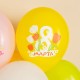 Набор шаров "8 Марта!" 1ст/рис цветной 12"/30см 10шт 512-066Н