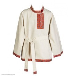 Косоворотка детская "Мишенька" р.34, 134см, лён