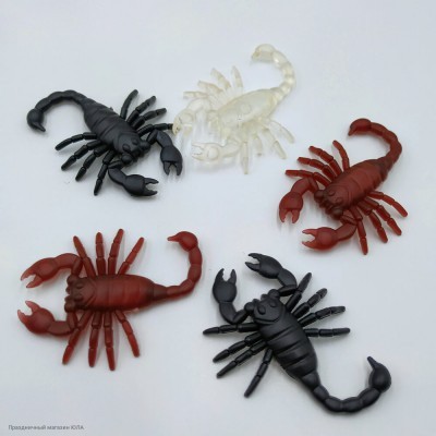 Скорпионы 5*3,5 см (пластик) 10 шт РС01012-15