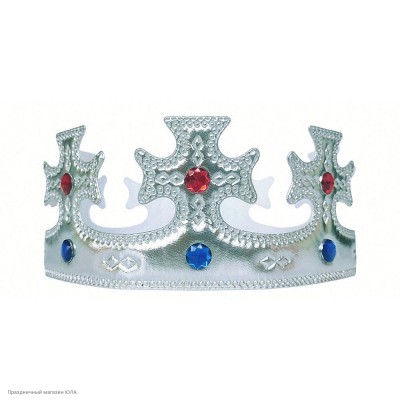 Корона Царя (крестики), мягкая серебряная РС20519-с