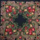 Платок "Русский стиль" 90*90см, чёрный К0194-ч