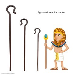 Трость разборная Крюк 150см коричневая, пластик