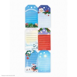 Набор открыток-шильдиков СГ Лошадь 6 шт, 9*5см