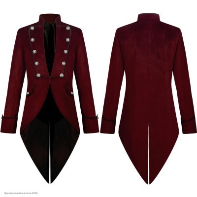 Фрак (велюр) бордовый р.46-48 РС5217-к-M