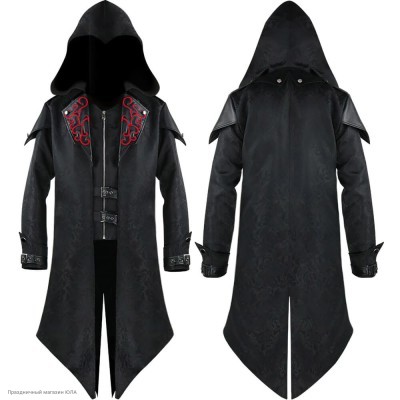 Костюм взрослый "Асассин" куртка, чёрный р.52-54 РС5214-ч-XL