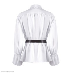 Рубашка винтажная/пиратская (белая) р.56-58, 185см