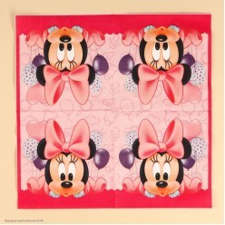 Салфетки "Минни Малышка" 33*33см, 20шт/уп
