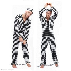 Костюм взрослый "Узник" люкс р.48-52