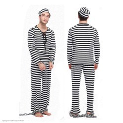 Костюм взрослый "Узник" люкс р.46-50