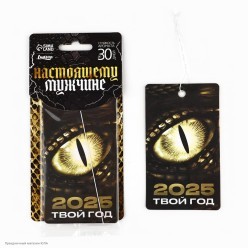 Ароматизатор в авто "2025 твой год" Змея, 16,5*7 см