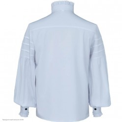 Рубашка винтажная/пиратская, белая р.52, 170 см