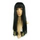 Парик "Клеопатра" длинный черный РС11078-2