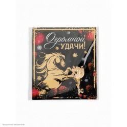 Ключ сувенирный СГ Лошадь "Огромной удачи" 5,2*2,2см