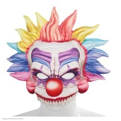 Маска "Клоун страшный" цветной (текстиль)